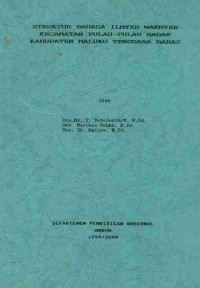 Image of Struktur Bahasa Ilmyer Wakmyer Kecamatan Pulau-Pulau Babar Kabupaten Maluku Tenggara Barat